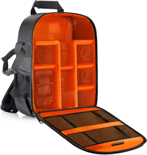 Neewer Camera Backpack Bag 30x14x37cm Orange | CameraStuff | South Africa Gauteng Online Shop