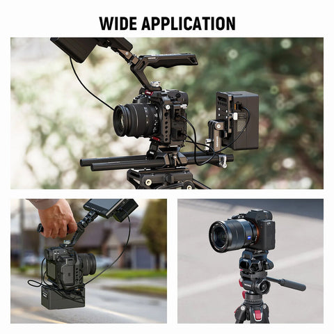 Neewer Camera Rig Kit with LWS Arca-Type Baseplate & V-Mount Plate & 30cm 15mm Rods | CameraStuff | South Africa Gauteng Online Shop