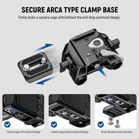 Neewer Camera Rig Kit with LWS Arca-Type Baseplate & V-Mount Plate & 30cm 15mm Rods | CameraStuff | South Africa Gauteng Online Shop