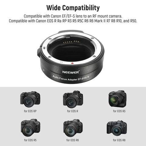 Neewer Canon EF to RF Mount Adapter | CameraStuff | South Africa Gauteng Online Shop