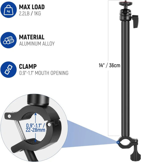 Neewer CR221A Auxiliary Holding Arm for Desktop Camera Mount | CameraStuff | South Africa Gauteng Online Shop