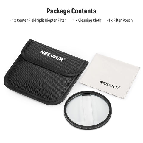 Neewer FL-E2 Center Field Split Diopter Effects Filter 58mm | CameraStuff | South Africa Gauteng Online Shop