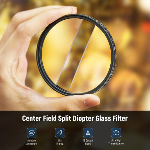 Neewer FL-E2 Center Field Split Diopter Effects Filter 58mm | CameraStuff | South Africa Gauteng Online Shop