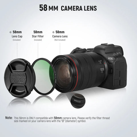 Neewer HD 3pcs Star Lens FX Filter Set 4 points, 6 points, and 8 points 49mm | CameraStuff | South Africa Gauteng Online Shop