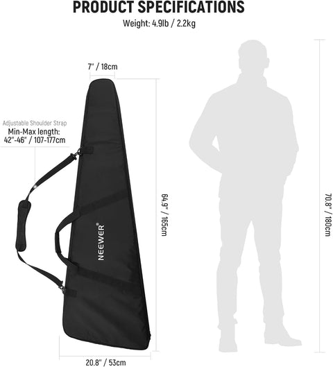 Neewer NB-05 Heavy-Duty Travel Carry Bag for Two C-Stands | CameraStuff | South Africa Gauteng Online Shop