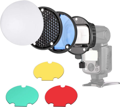 Neewer NS-H Camera Magnetic Flash Modifier Dome, Gel, Honeycomb Kit | CameraStuff | South Africa Gauteng Online Shop