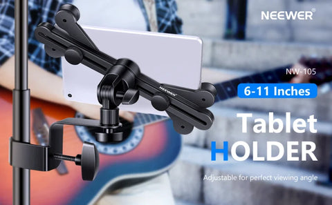 Neewer NW-105 Smartphone or iPad Tablet Holder (Holds 6 to 11 inches) | CameraStuff | South Africa Gauteng Online Shop