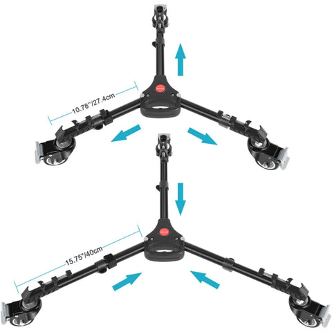 Neewer NW-600 Pro Photography Tripod Dolly for Tripods & Light Stands | CameraStuff | South Africa Gauteng Online Shop