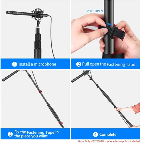 Neewer NW-7000 Portable Stretchable Handheld Microphone Boom Pole | CameraStuff | South Africa Gauteng Online Shop