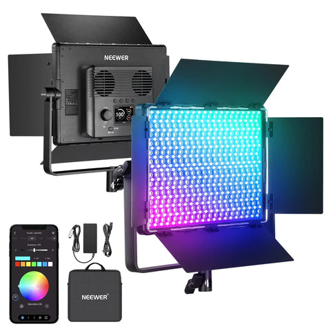 Neewer PL60C 60W RGBWW LED Constant Light Panel with DMX | CameraStuff | South Africa Gauteng Online Shop