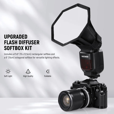 Neewer Rectangular And Octagon Flash Diffuser Softbox | CameraStuff | South Africa Gauteng Online Shop