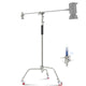 Neewer SC340AW 330cm Air-Cushioned Stainless Steel C-Stand with Boom Arm and Wheels | CameraStuff | South Africa Gauteng Online Shop