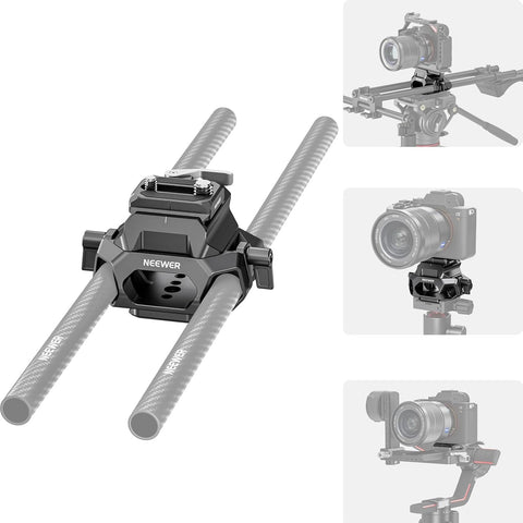 Neewer SR006 LWS 15mm Rod  Arca-Type Baseplate with Quick-Release Plate for Camera Cages & Rigs | CameraStuff | South Africa Gauteng Online Shop