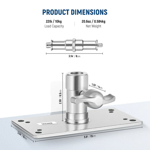 Neewer ST-WM1 3.34 Inch Wall Ceiling Mount | CameraStuff | South Africa Gauteng Online Shop