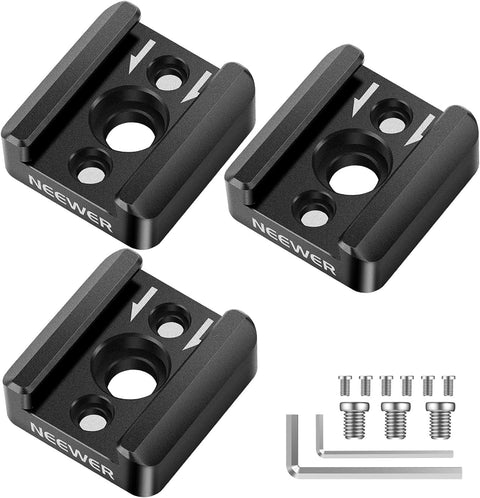 Neewer ST26 3-Pack Cold Shoe Mounts for Camera Cages & Rigs | CameraStuff | South Africa Gauteng Online Shop