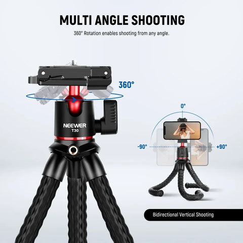 Neewer T30 Flexible Camera Tripod Kit | CameraStuff | South Africa Gauteng Online Shop