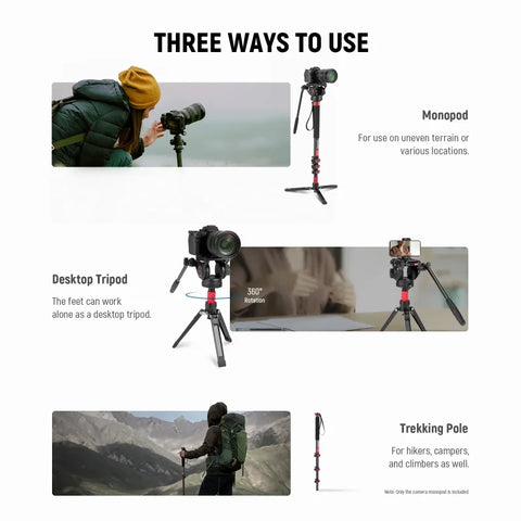 Neewer TP71 71.6" Carbon Fiber Pro Camera Monopod | CameraStuff | South Africa Gauteng Online Shop