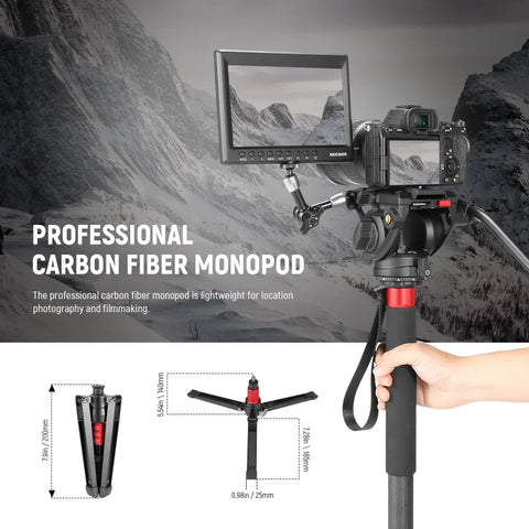 Neewer TP71 71.6" Carbon Fiber Pro Camera Monopod | CameraStuff | South Africa Gauteng Online Shop