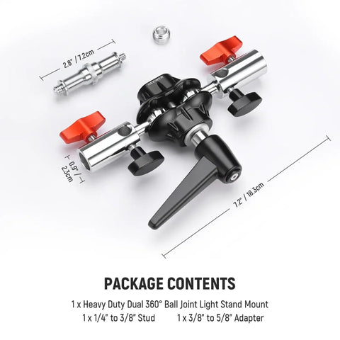 Neewer UA020 Heavy Duty Swivel Light Stand Head Adapter | CameraStuff | South Africa Gauteng Online Shop