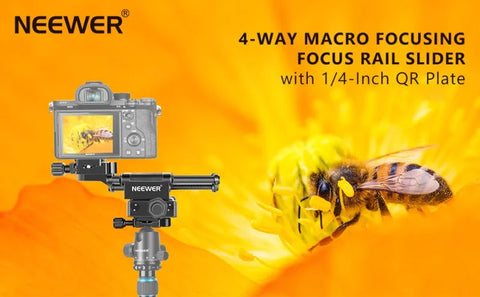 Neewer Upgraded Pro 4-Way Macro Focusing Rail Slider | CameraStuff | South Africa Gauteng Online Shop