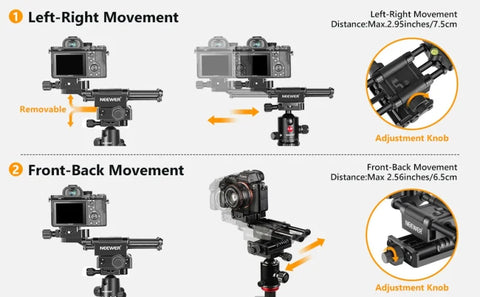 Neewer Upgraded Pro 4-Way Macro Focusing Rail Slider | CameraStuff | South Africa Gauteng Online Shop