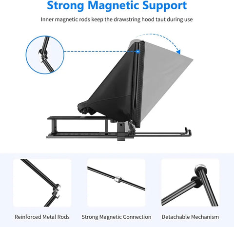 Neewer X14 Pro Aluminium Alloy Teleprompter (14-Inch) | CameraStuff | South Africa Gauteng Online Shop