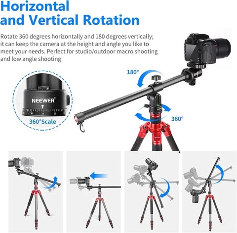 Neewer ZW-02 Boom Arm for Tripod 50cm Horizontal Center Column | CameraStuff | South Africa Gauteng Online Shop