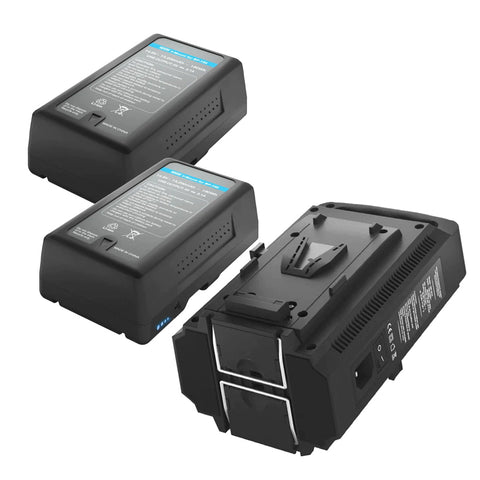 Newell Bundle | 2 x Newell 13200mAh V-Mount Vlock Battery and 1 x Dual Charger | CameraStuff | South Africa Gauteng Online Shop