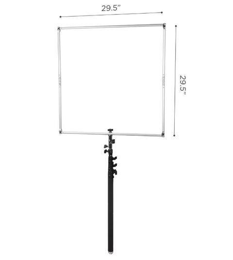 CameraStuff RE220 75x75cm Reflector and Scrim Set with Boom Arm | CameraStuff | South Africa Gauteng Online Shop