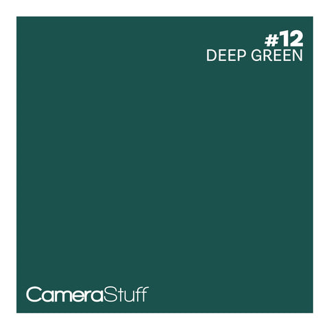 Camerastuff Seamless Paper Backdrop 1.35x10m no012 Deep Green | CameraStuff | South Africa Gauteng Online Shop