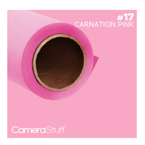 Camerastuff Seamless Paper Backdrop 1.35x10m no017 Carnation Pink | CameraStuff | South Africa Gauteng Online Shop