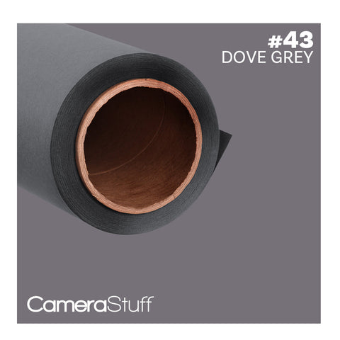 Camerastuff Seamless Paper Backdrop 1.35x10m No43 Dove Grey | CameraStuff | South Africa Gauteng Online Shop