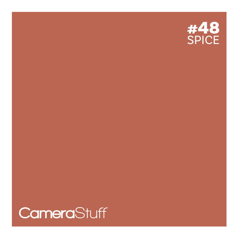 Camerastuff Seamless Paper Backdrop 1.35x10m no48 Spice Brown | CameraStuff | South Africa Gauteng Online Shop