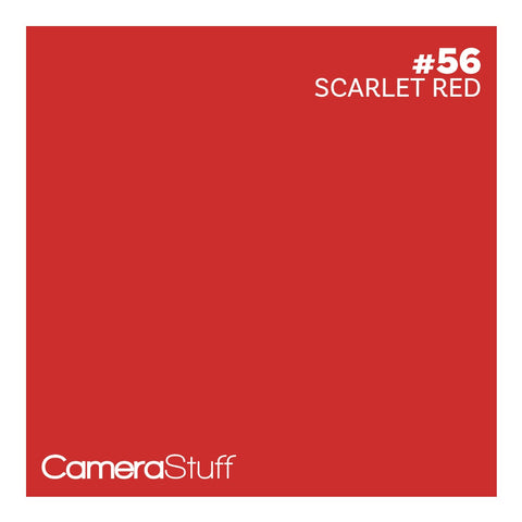 Camerastuff Seamless Paper Backdrop 1.35x10m no56 Scarlet Red | CameraStuff | South Africa Gauteng Online Shop