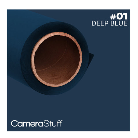 Camerastuff Seamless Paper Backdrop 2.70x10m no01 Deep Blue | CameraStuff | South Africa Gauteng Online Shop