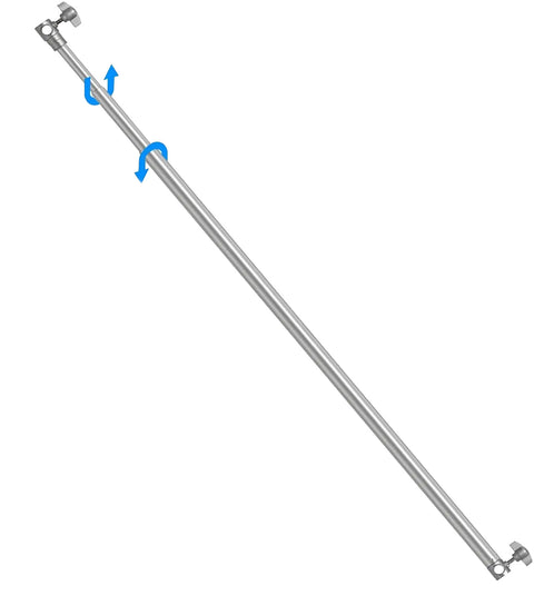 CameraStuff TCB-3S 120-300cm Adjustable Telescopic Stainless Steel Backdrop Crossbar Tube | CameraStuff | South Africa Gauteng Online Shop