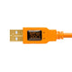 TetherTools TetherPro Camera Tether Cable USB 2.0 Mini-B 5-pin 4.6m Orange (CU5451-ORG) | CameraStuff | South Africa Gauteng Online Shop