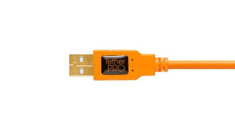 TetherTools TetherPro Camera Tether Cable USB 2.0 Mini-B 5-pin 4.6m Orange (CU5451-ORG) | CameraStuff | South Africa Gauteng Online Shop