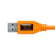 TetherTools TetherPro Camera Tether Cable USB 3.0 USB-C Cable 4.6m Orange (CUC3215-ORG) | CameraStuff | South Africa Gauteng Online Shop