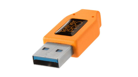 TetherTools TetherPro Camera Tether Cable USB 3.0 USB-C Cable 4.6m Orange (CUC3215-ORG) | CameraStuff | South Africa Gauteng Online Shop