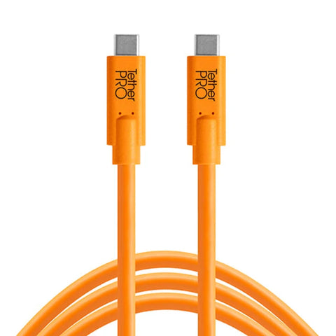 TetherTools TetherPro Camera Tether Cable USB-C to USB-C 4.6m Orange (CUC15-ORG) | CameraStuff | South Africa Gauteng Online Shop