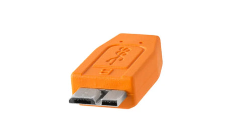 TetherTools TetherPro Camera Tethering Cable USB 3.0 Micro-B 4.6m Orange (CU5454) | CameraStuff | South Africa Gauteng Online Shop