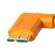 TetherTools TetherPro Camera Tethering Cable USB 3.0A Male to Micro-B Right Angle 4.6m Orange (CU61RT15-ORG ) | CameraStuff | South Africa Gauteng Online Shop