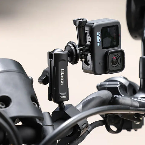 Ulanzi Bike/Motorcycle Handlebar Clamp Mount for GoPro/Insta360 Action Cameras C018GBB1 | CameraStuff | South Africa Gauteng Online Shop