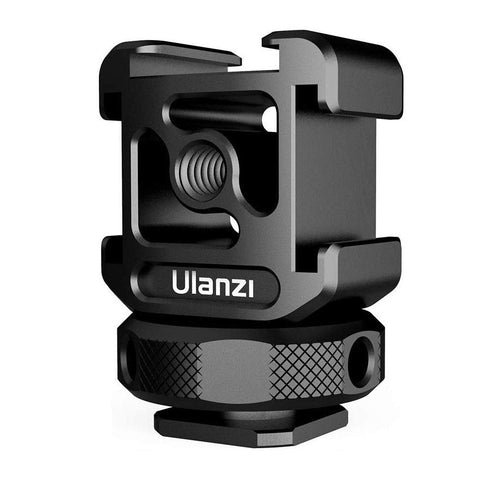 Ulanzi PT-12 Camera Triple hot shoe adapter expansion Microphone bracket | CameraStuff | South Africa Gauteng Online Shop