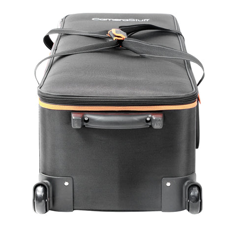 Camerastuff Orange-Rim Roller Carry Bag Studio & Lighting Accessories (94x34x25cm) + 2 x 260cm Light Stands