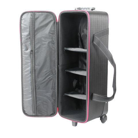 Camerastuff Red-Rim Roller Carry Bag Studio & Lighting Accessories (77x25x24cm) + 1 x 200cm Light Stand