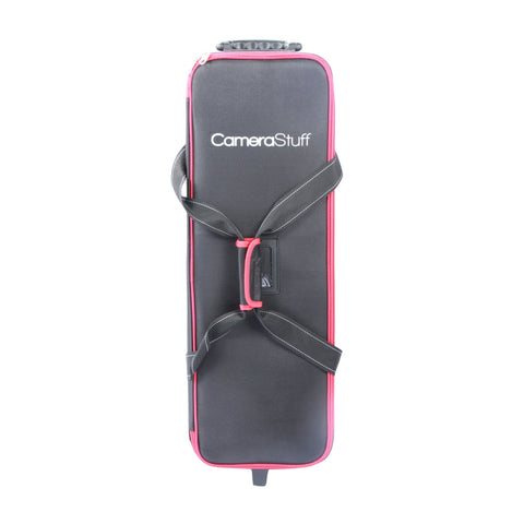 Camerastuff Red-Rim Roller Carry Bag Studio & Lighting Accessories (77x25x24cm) + 1 x 200cm Light Stand