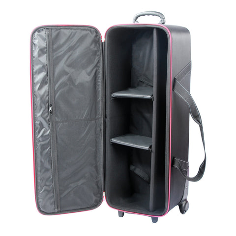 Camerastuff Red-Rim Roller Carry Bag Studio & Lighting Accessories (88x31x31cm) + 1 x 200cm Light Stand