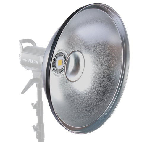 Camerastuff RR-55 Aluminium  Beauty Dish with Honeycomb Grid 55cm (Bowens Mount)